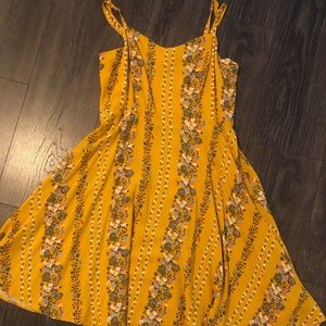 Mustard yellow dress